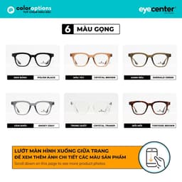 Thumbnail Gọng kính cận nam nữ chính hãng ZAC & CODY A68S lõi thép chống gãy nhập khẩu by Eye Center Vietnam 2
