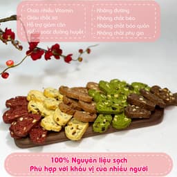 Thumbnail Bánh BISCOTTI ONFOD ăn kiêng giảm cân nguyên cám không đường mix 5 vị dành cho người giảm cân eat clean, tiểu đường 3