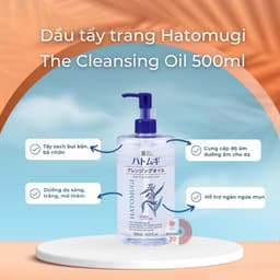 Thumbnail Dầu tẩy trang Reihaku Hatomugi Cleansing Oil 500ml sạch sâu và dưỡng ẩm cho da chiết xuất hạt ý dĩ - Bahachiha 2