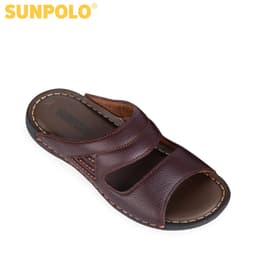 Thumbnail Dép Quai Ngang Nam Da Bò SUNPOLO DQN024 1
