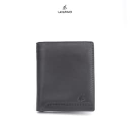Thumbnail Ví ngắn nam da bò cao cấp khóa kéo hiện đại chính hãng Lavatino [Wallet Vasto - WB34] 4