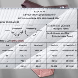 Thumbnail Set 3 chiếc quần lót cotton FINETOO màu trơn size M-XL cho nữ 3