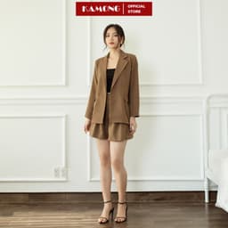 Thumbnail Áo blazer nữ tay dài KAMONG phong cách công sở. 4