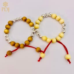 Thumbnail Vòng Dâu Tằm 9 Bi Bạc Cho Bé Gái - PDJ000945 - Trang sức PDJ 4