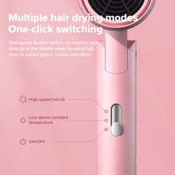 Thumbnail Máy sấy tóc ion nano Ubeator nhiều màu sắc chăm sóc tóc chuyên nghiệp nhanh khô 1600W 2