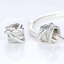 Thumbnail Phụ kiện hạt xỏ Bamoer PA5240 phong cách đơn giản cho vòng tay & vòng cổ DIY 2