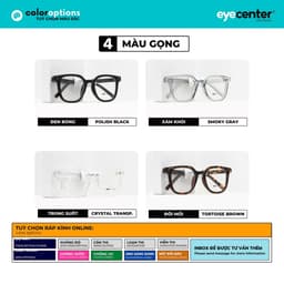 Thumbnail Gọng kính cận nam nữ K31S chính hãng EYECENTER nhựa siêu nhẹ nhập khẩu by Eye Center Vietnam 1