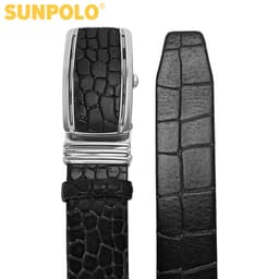 Thumbnail Thắt lưng nam da bò SUNPOLO khóa cài tự động BSAL50 3
