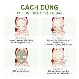 Thumbnail Mặt nạ đất sét FENYI 100g tinh chất trà xanh giảm mụn đầu đen kiềm dầu dưỡng trắng 4