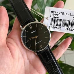 Thumbnail Đồng hồ nam dây da Casio MTP-VT01L-1B chính hãng 4
