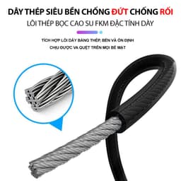 Thumbnail Dây Nhảy Đếm Số Đo Calo MixSport Có Bộ Đếm Điện Tử Giúp Đếm Số Vòng Nhảy Tự Động Chính Xác DTN02 3