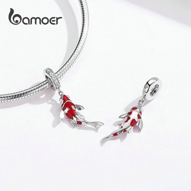 Ảnh Bamoer Hạt Charm Động Vật Series Phụ Kiện Thời Trang Thích Hợp Cho Vòng Tay Vòng Cổ AIC02 3