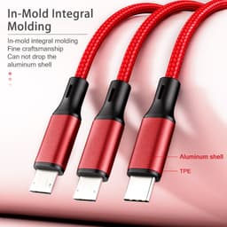 Thumbnail Cáp Sạc PD Fonken 3 Trong 1 Type C Sang USB-C / Micro USB / iOS 4