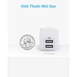 Thumbnail Sạc ANKER PowerPort Mini 2 cổng 12W - A2620 1