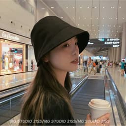 Thumbnail MAGIC KIWI /Mũ xô vải da lộn thiết kế 4 màu tùy chọn Mũ của phụ nữ Ngư phủ mũ 4