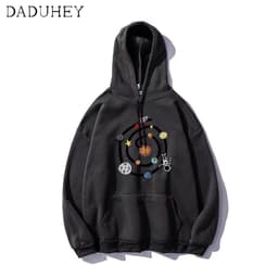 Thumbnail Áo hoodie Daduhey dài tay phong cách trẻ trung cá tính dành cho nữ 4