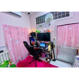 Thumbnail Rèm cửa dán tường 2 lớp Levika họa tiết dễ thương, không khoan đục, chắc chắn 1