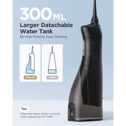 Thumbnail Máy tăm nước FAIRYWILL cầm tay 5020E có 8 đầu vòi thay thế với bể nước 300mL tiện dụng 3