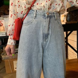 Thumbnail Daduhey Quần Jeans Nữ Lưng Cao Ống Rộng Palazo 4