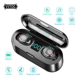 Thumbnail Tai nghe không dây Vitog F9 Bluetooth màn hình hiển thị LED TWS tích hợp hộp sạc 2000mAh 1