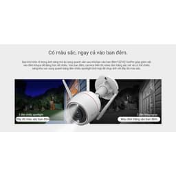 Thumbnail camera wifi ezviz C3TN out pro 3M 2k Quad HD ban đêm có màu báo động còi hú ghi âm 3