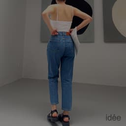 Thumbnail Áo thun hai dây idée vải cotton co dãn 4 chiều 2