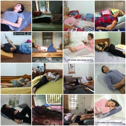 Thumbnail Gối chống trào ngược YOROKOBI bo tròn đỉnh giúp giảm ợ chua, trào ngược, xoang chống ngáy 4