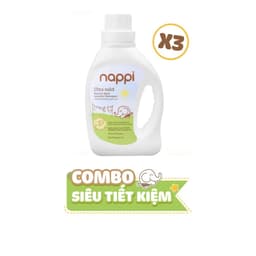 Thumbnail Combo 3 CHAI Nước giặt dầu cọ Nappi 1000ml 1
