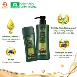 Thumbnail Dầu gội dược liệu Nguyên Xuân xanh - Hỗ trợ phục hồi tóc hư tổn cho tóc mềm mại suôn mượt 2