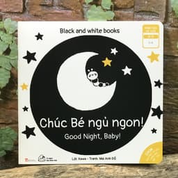Thumbnail Sách - Song Ngữ - Black and White books - Chúc Bé Ngủ Ngon (0-3 tuổi) 2