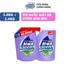Thumbnail Combo 2 Túi Nước Giặt Xả MaxKleen Hương Vườn Sớm Mai 3.8kg + 2.4kg 2