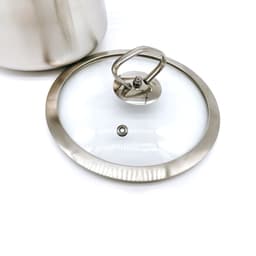Thumbnail Nồi nấu cháo bột cho bé inox 304 3 đáy nắp kính cao cấp HG Mart 16cm [Bảo Hành 12 Tháng] 2