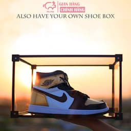 Thumbnail Hộp đựng giày cửa ngang khung kim loại trong suốt 360 độ PIG POX Sneaker Box 3