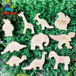 Thumbnail Đồ Chơi Xếp Hình Cân Bằng Con Thú Gỗ BENRIKIDS Thuần Mộc An Toàn Cho Bé 2