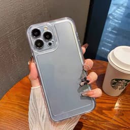 Thumbnail Suntaiho Ốp Lưng iPhone Trong Suốt Đơn Giản Siêu Mỏng Đen Ốp Điện Thoại TPU Mềm Chống Sốc Cho Iphone 11 12 13 14 15 Pro Max IP 7 8 Plus Iphon X Xs Xr Xs Max 4