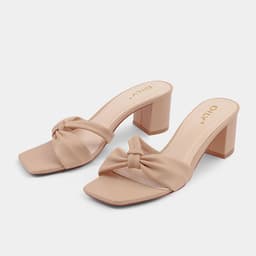 Thumbnail Dép guốc nữ DILY cao gót quai nhún êm chân gót vuông cao 5cm_ AA0292 4