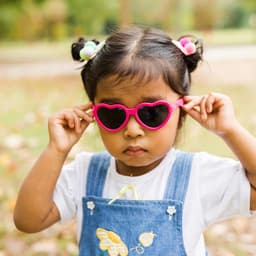 Thumbnail Kính chống tia cực tím cho bé Babiators - Heartbreaker, Hồng, 3-5 tuổi 2