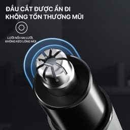 Thumbnail Máy tỉa lông mũi Enchen EN001 sạc pin Type-C đầu cạo tròn ẩn tháo rời, động cơ mạnh mẽ giảm ồn 4
