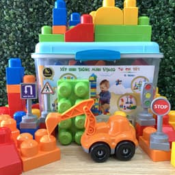 Thumbnail Đồ Chơi Xếp Hình Vijago 70 Chi Tiết Có Kèm Hốp Đựng Tiện Lợi 1