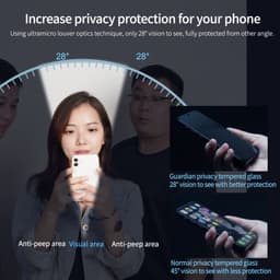 Thumbnail Kính cường lực Nillkin 9H bảo vệ toàn phần chống nhìn trộm thích hợp cho iPhone 14 Pro Max 4