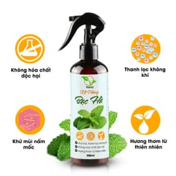 Thumbnail Xịt thơm phòng hương Bạc Hà chai 300ml-100ml- Kháng khuẩn - Khử mùi hôi - Đuổi chuột và côn trùng. 2