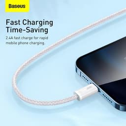 Thumbnail Cáp Sạc Nhanh 2.4A Baseus USB Dành cho Phone 13 Pro Max/12 Mini Pro Max 2