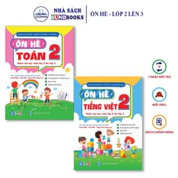 Thumbnail Sách - Combo Ôn Hè Toán và Tiếng Việt 2 - Chương Trình Mới - Dành cho học sinh lớp 2 lên 3 (2 cuốn) 1