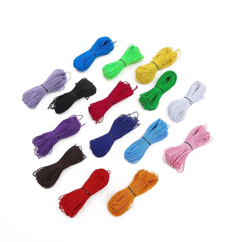 Ảnh BEADIA Dây Co Giãn 1mm 10 Màu Dài 25m Dùng Để Làm Vòng Tay Handmade 2