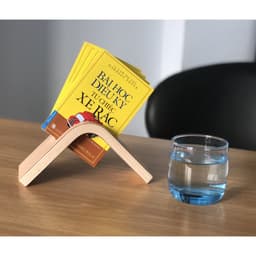 Thumbnail Khay đựng giấy ăn, giấy lọc cafe Plyconcept Joy Paper Holder màu gỗ 3