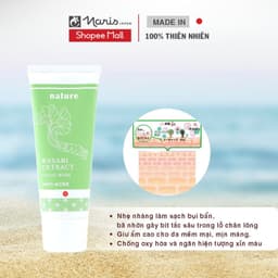 Thumbnail Sữa Rửa Mặt Naris Nature cho da mụn Chiết Xuất Mù Tạt Wasabi 100g 3