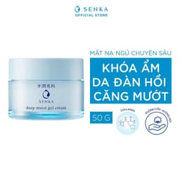Thumbnail Mặt nạ ngủ cấp ẩm chuyên sâu dạng gel Senka Deep moist Gel Cream 50g 1
