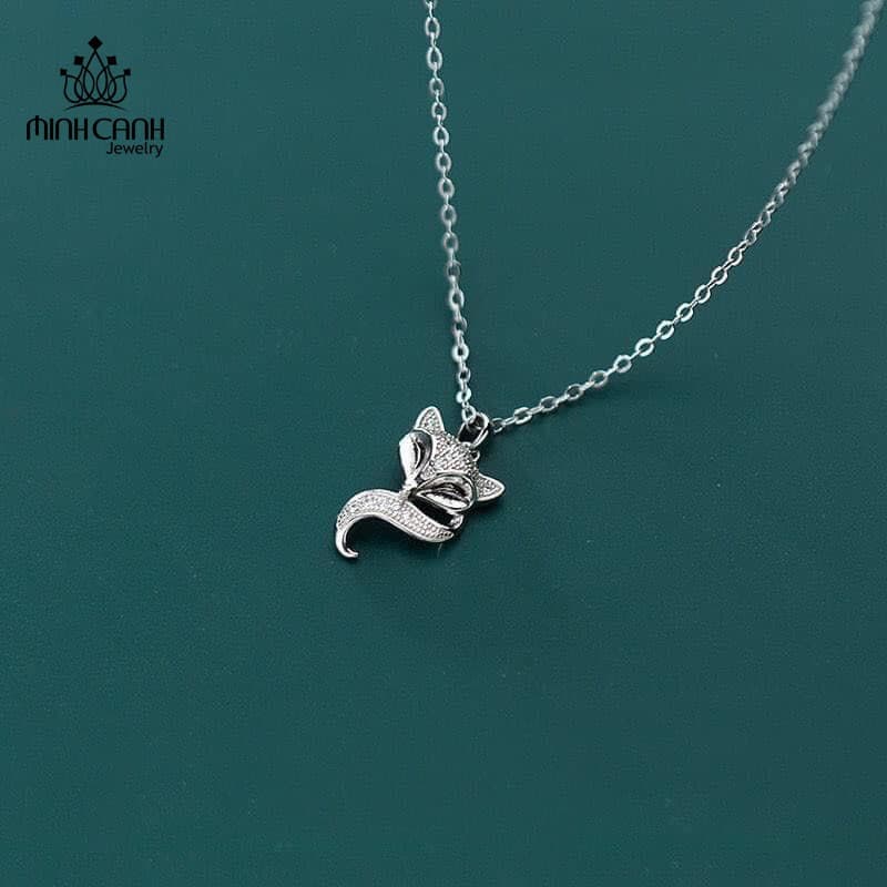 Ảnh Dây Chuyền Bạc Nữ Hồ Ly Phong Thùy - Minh Canh Jewelry 4