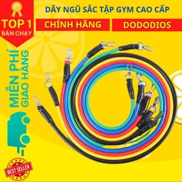 Thumbnail Dây Cao Su Ngũ Sắc Tập Gym Tại Nhà Đa Năng Siêu Bền - Hãng Dododios 2