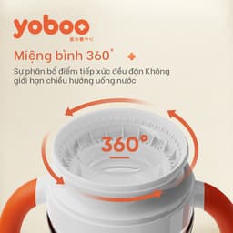 Thumbnail Bình Tập Uống Cho Trẻ Yoboo Yb-0034 Dung Tích 210ml Có Quai Cầm Chất Liệu Titan - Hàng Chính Hãng 3